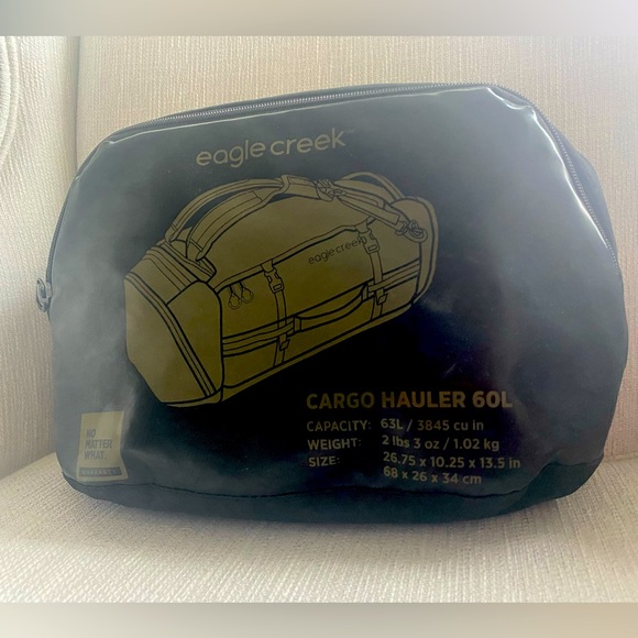 Eagle Creek Unisex-Adult's Cargo Hauler Backpack Duffel Bag, Jet Black, 60l - Picture 2 of 4